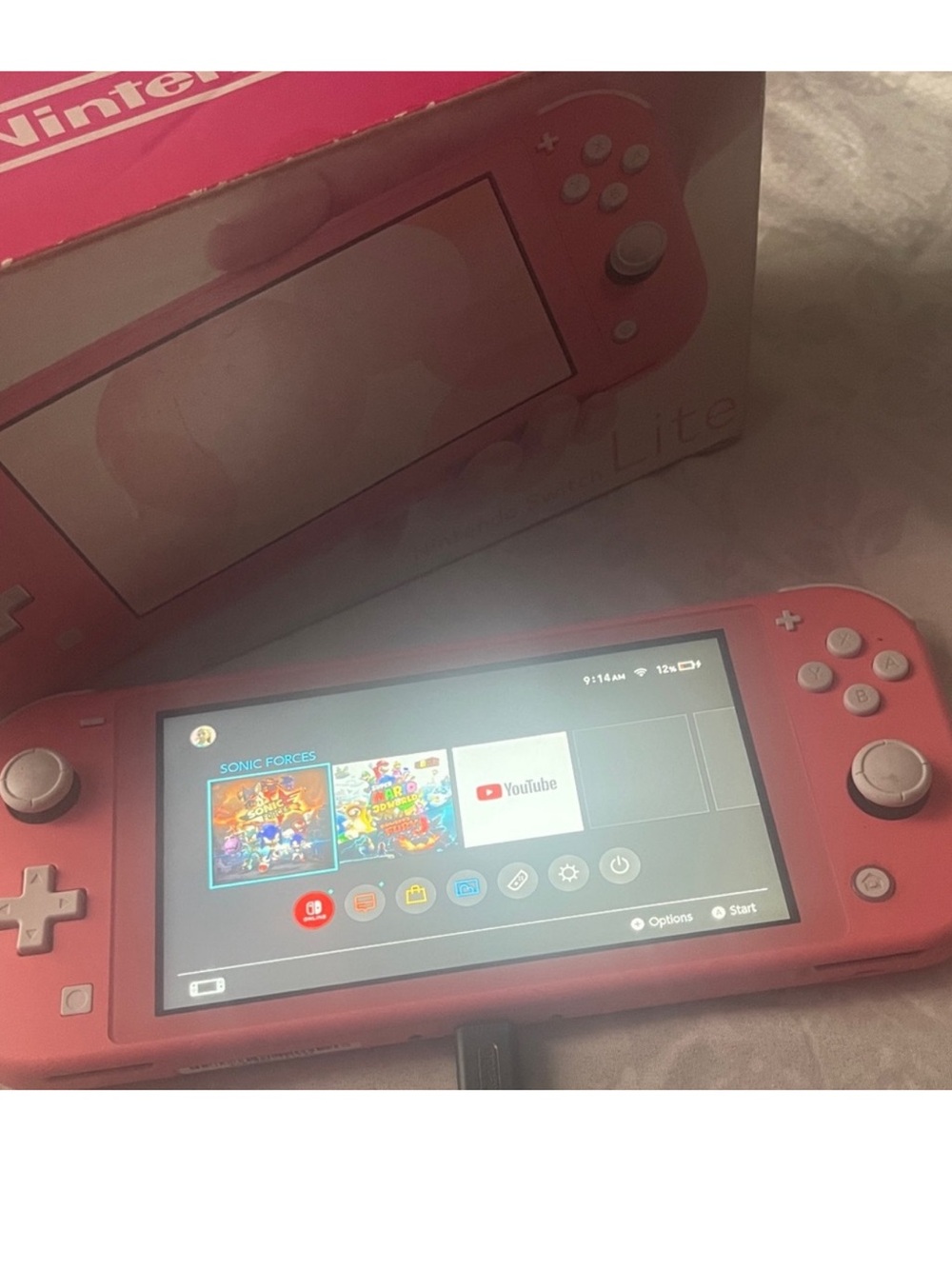 Nintendo Switch Lite Pink Handheld Console